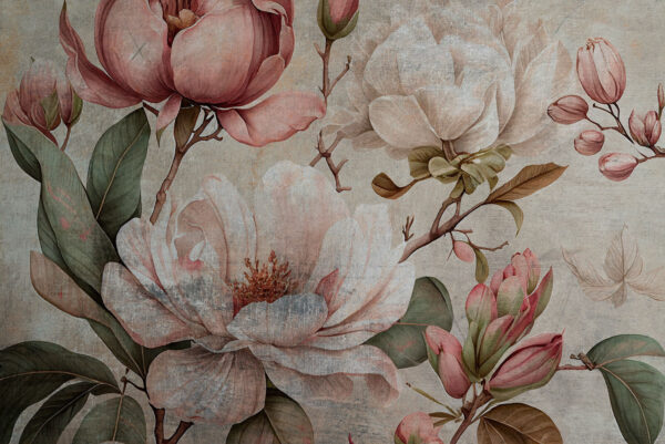 Elegant floral arrangement in soft hues