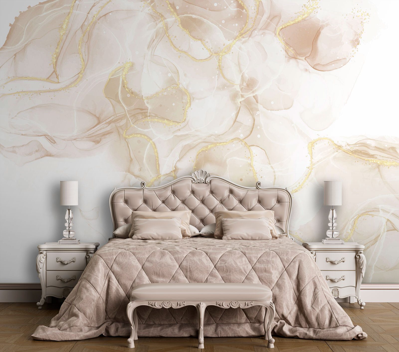 Elegant fluid abstract art design