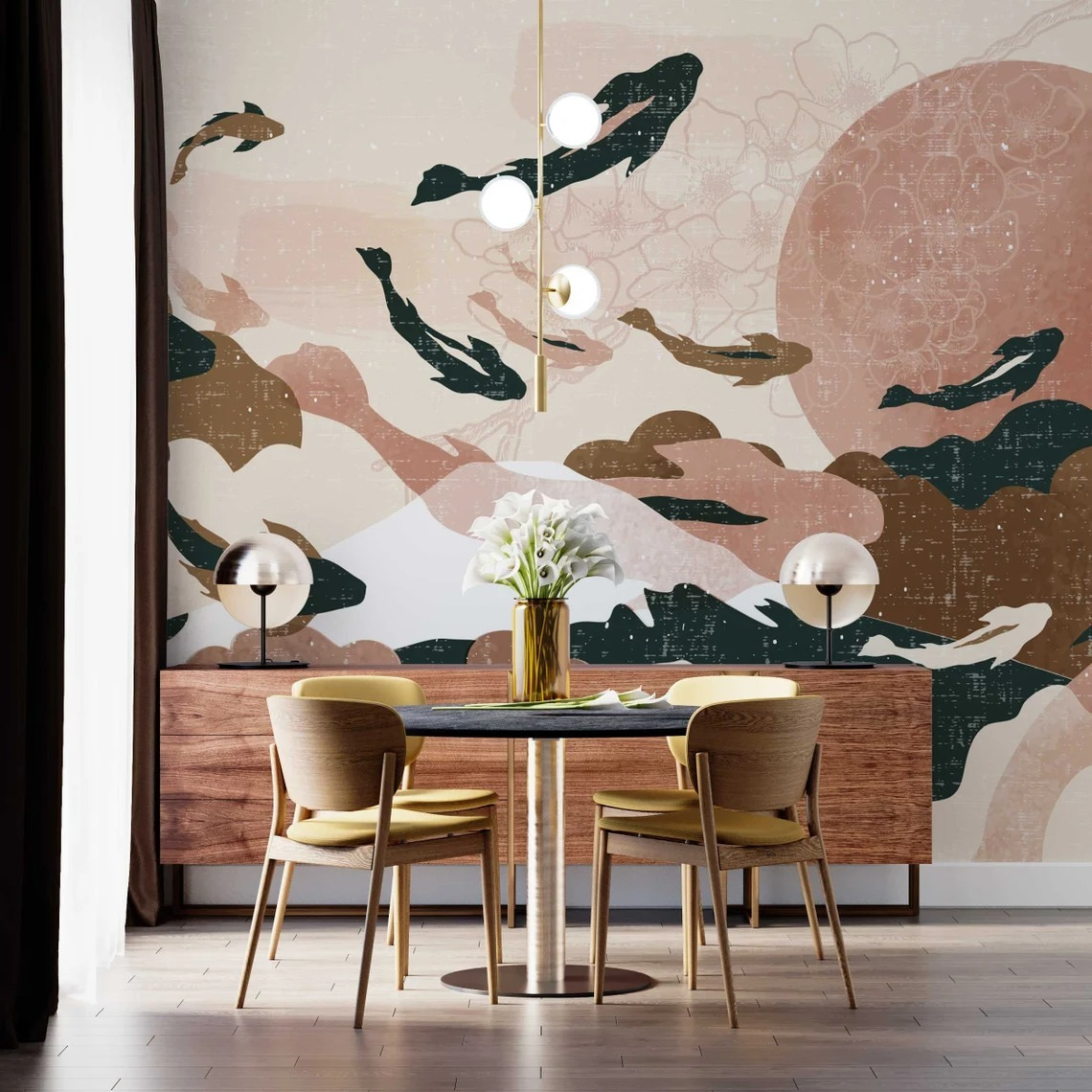 Painting of fish in the sky u72930piq1m - Painting of fish in the sky - tegory