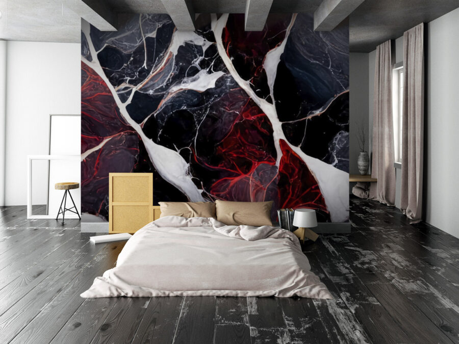 Abstract pattern in rich colors