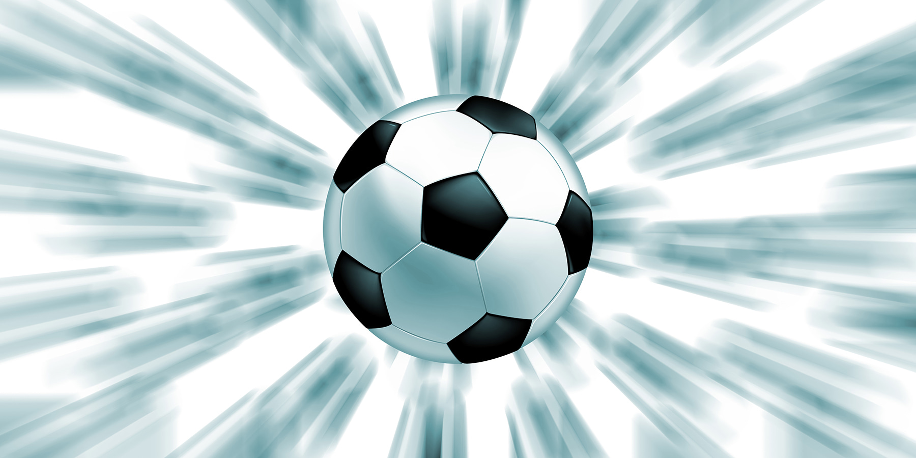 Football ball flying in the air Football ball flying in the air