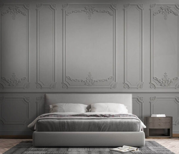 Wall with white walls Wall with white walls