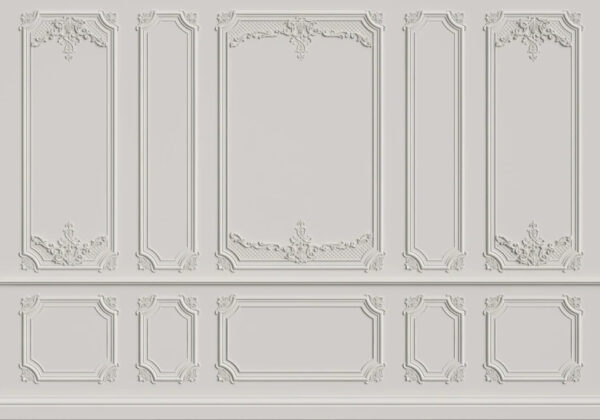 Wall with white walls Wall with white walls