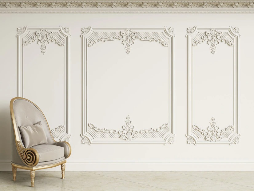 Wall with white walls