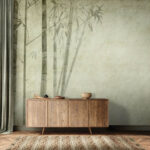 Wall murals Group of bamboo trees