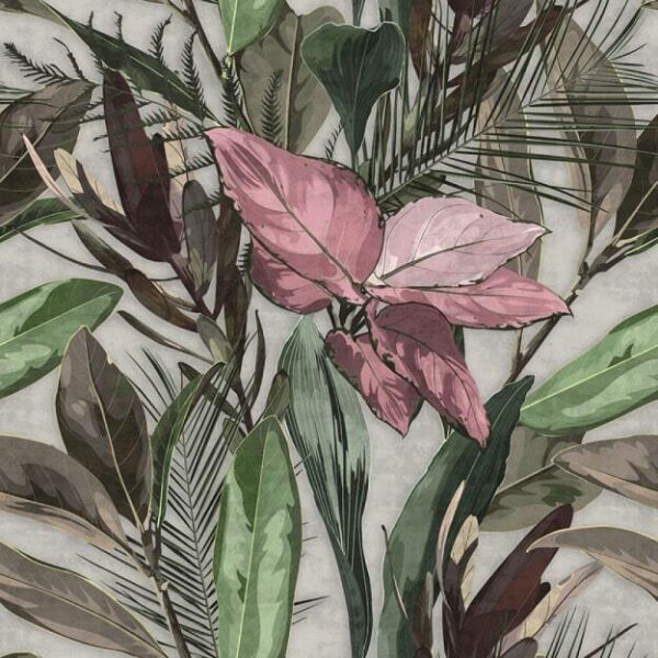 Delicate petals among lush greenery. Delicate petals among lush greenery.