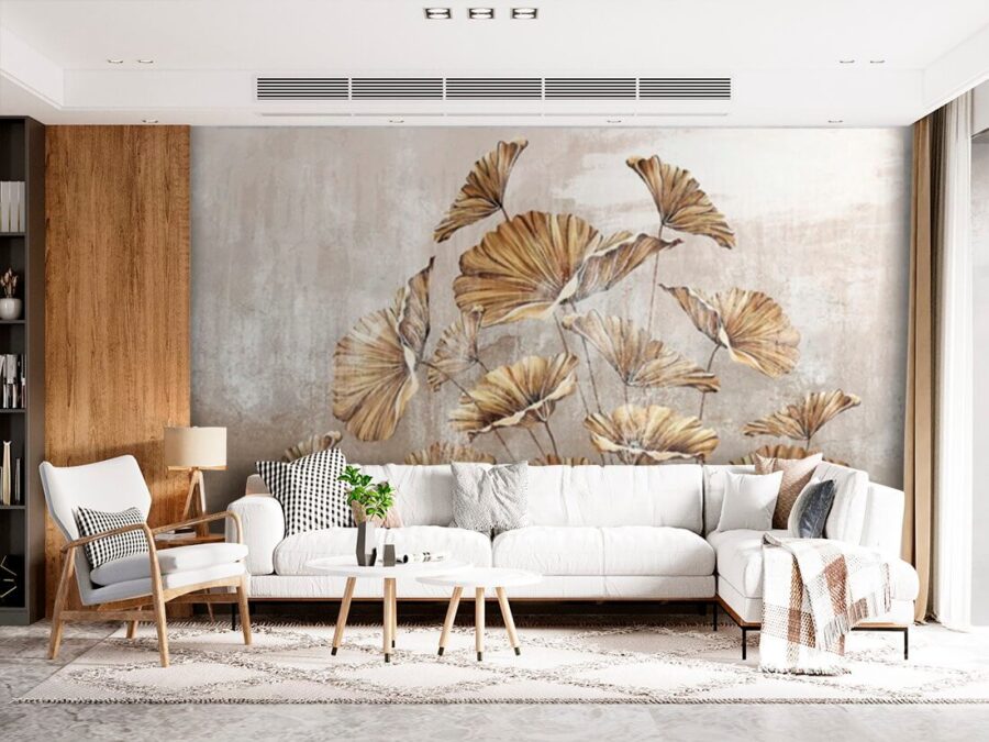 Painting of leaves on a wall u72440pig1 900x675 - Painting of leaves on a wall - tegory