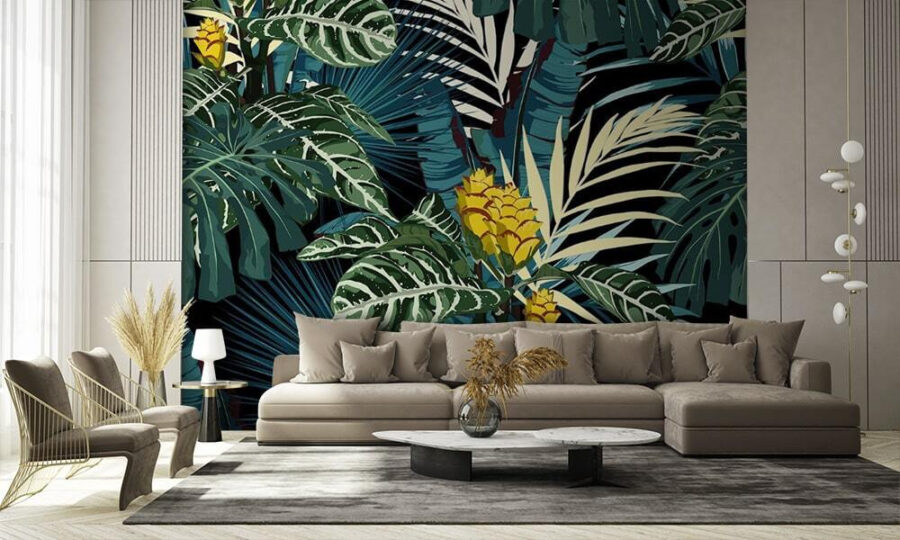 Pattern of tropical plants