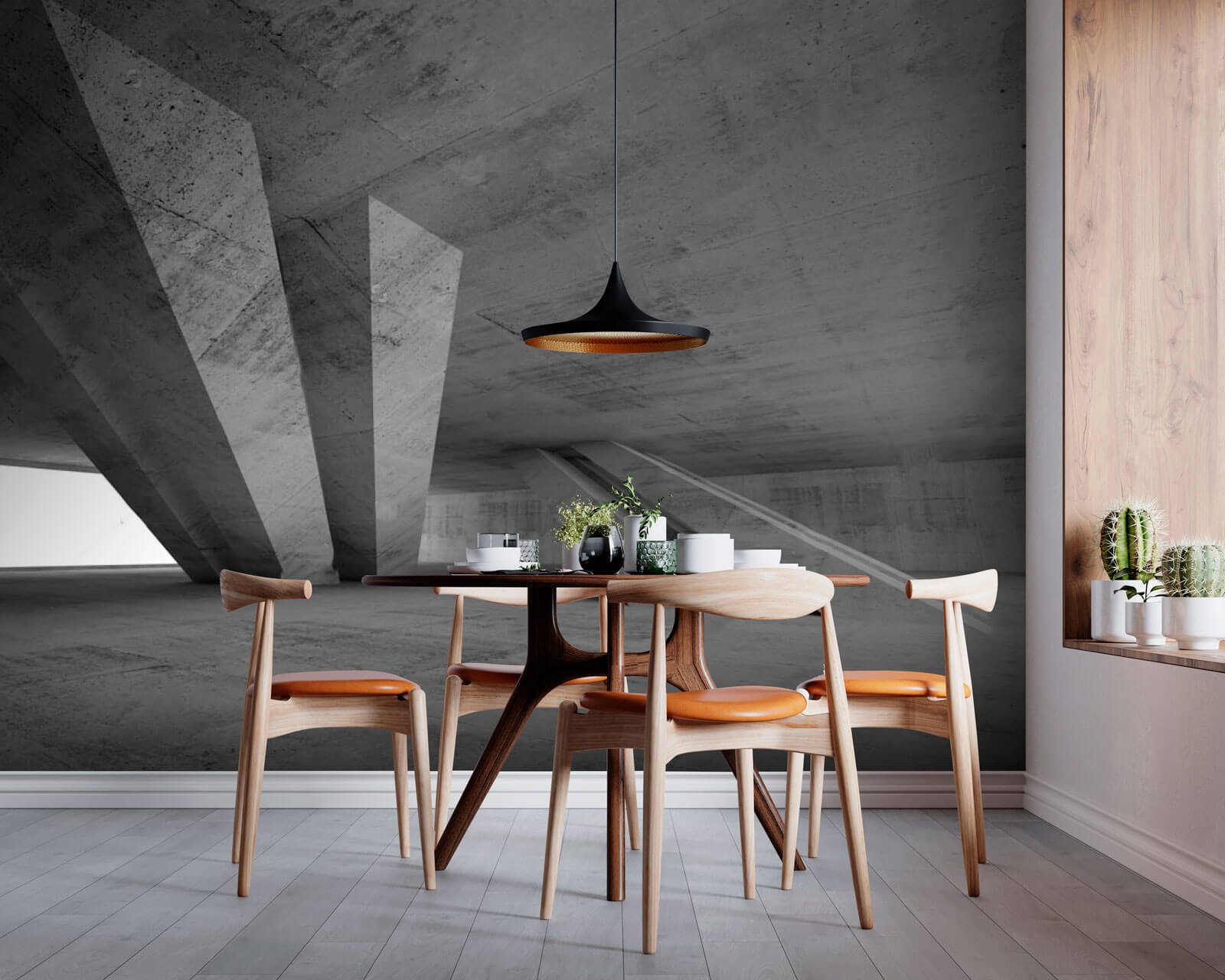 Concrete room with columns u72303pig1m - Concrete room with columns - tegory