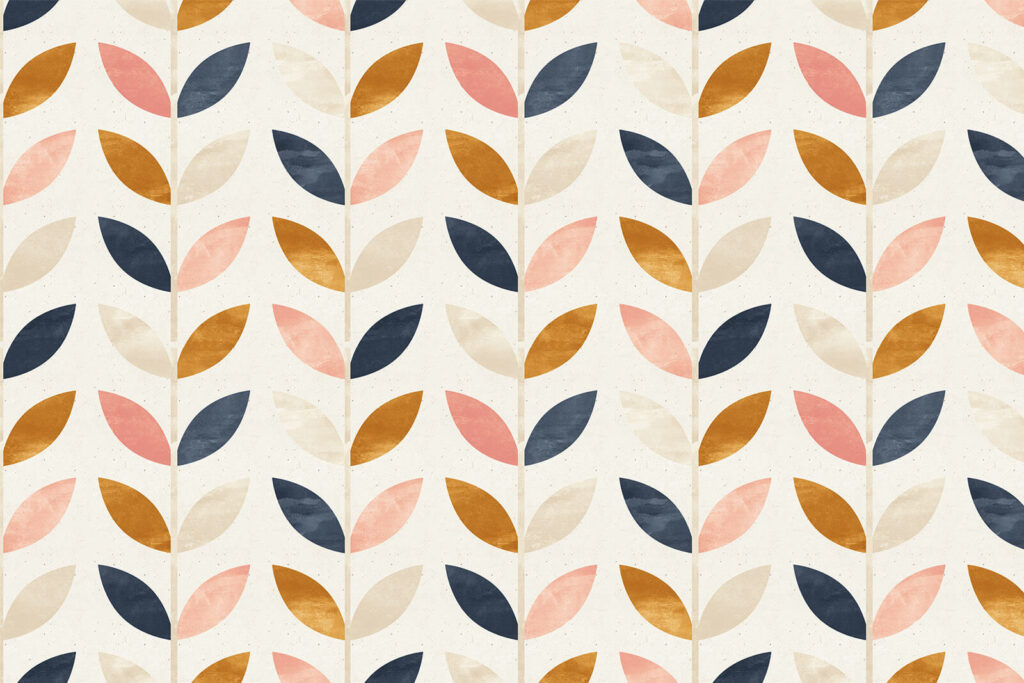 Pattern of colorful leaves Pattern of colorful leaves