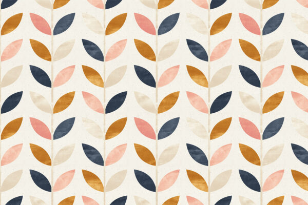 Pattern of colorful leaves Pattern of colorful leaves