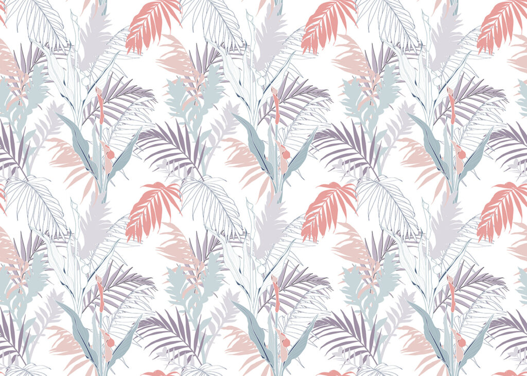 Pattern of leaves and plants Pattern of leaves and plants