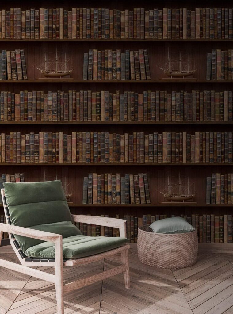 Wall of books with boats on them u72118pih1 760x1024 - Wall of books with boats on them - tegory