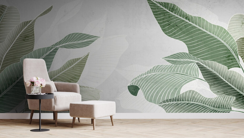 Soft greens and calming textures