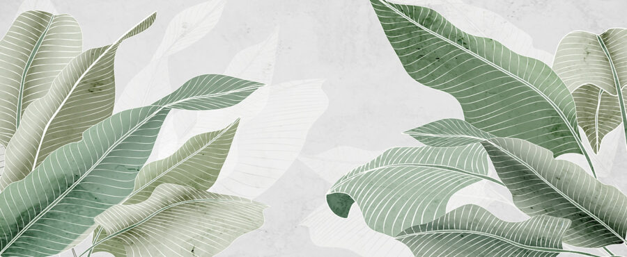 Soft greens and calming textures