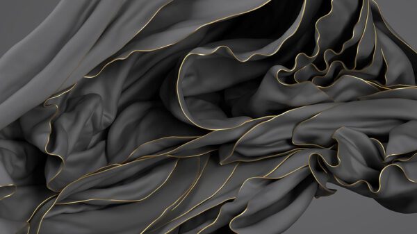 Textured fabric with elegant curves Textured fabric with elegant curves