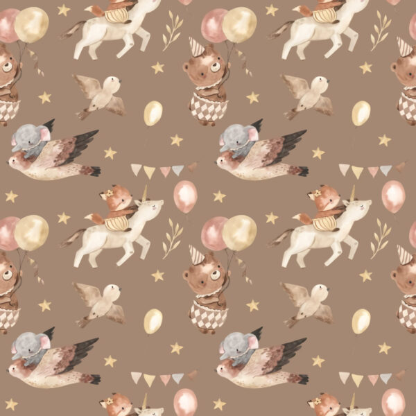 Pattern of animals and balloons Pattern of animals and balloons