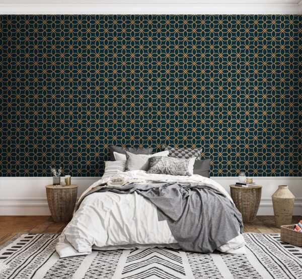 Pattern of circles and lines Pattern of circles and lines