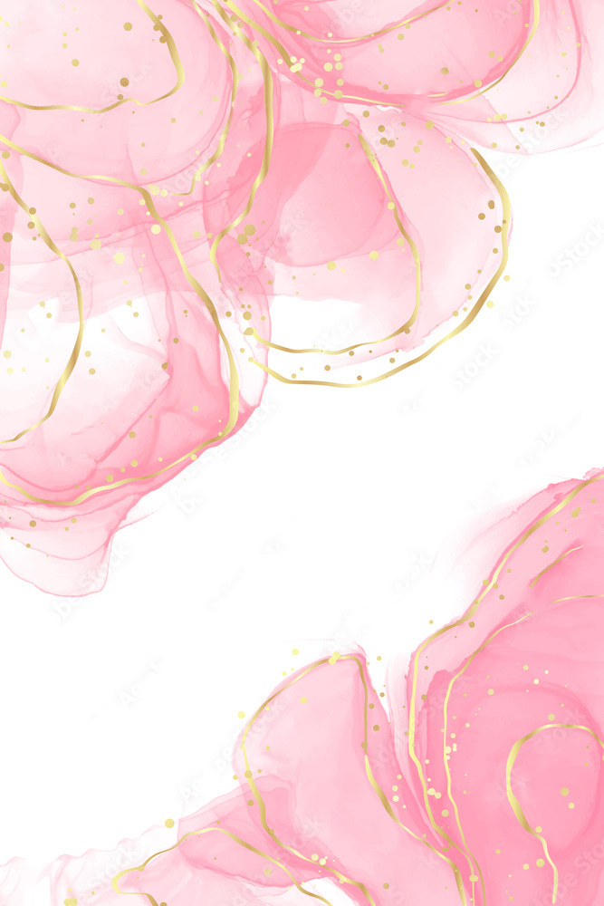Pink swirls with speckled accents. Pink swirls with speckled accents.