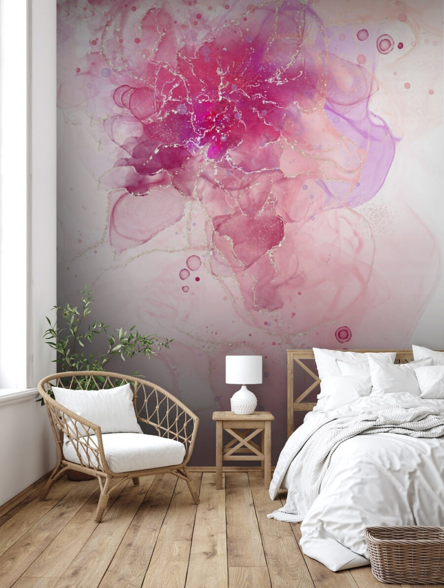 Pink and purple flower