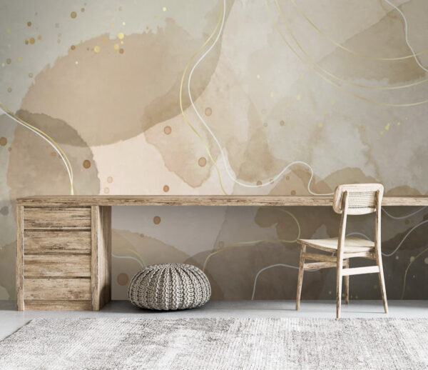 Warm abstract tones and gentle lines. Warm abstract tones and gentle lines.