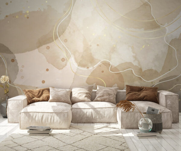 Warm abstract tones and gentle lines. Warm abstract tones and gentle lines.