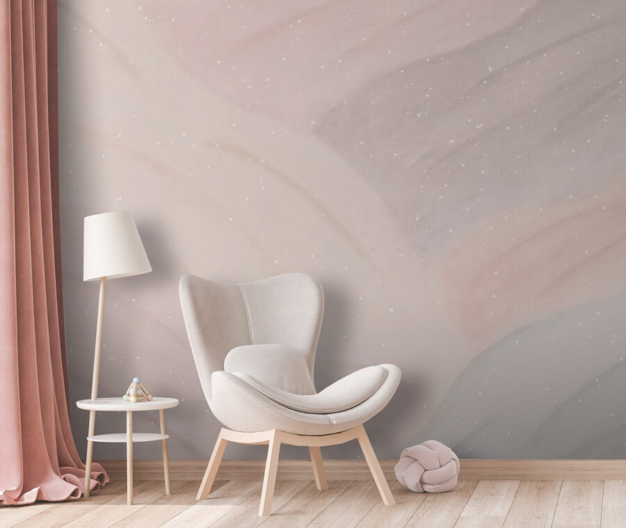 Soft pastels with a dreamy touch.