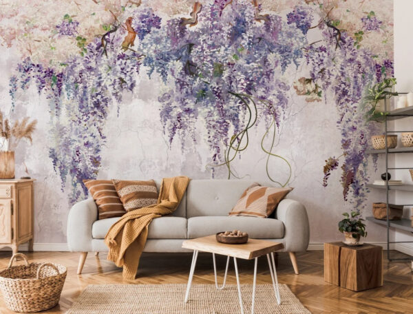 Painting of a wisteria u71720pig1m 600x456 - Painting of a wisteria - tegory