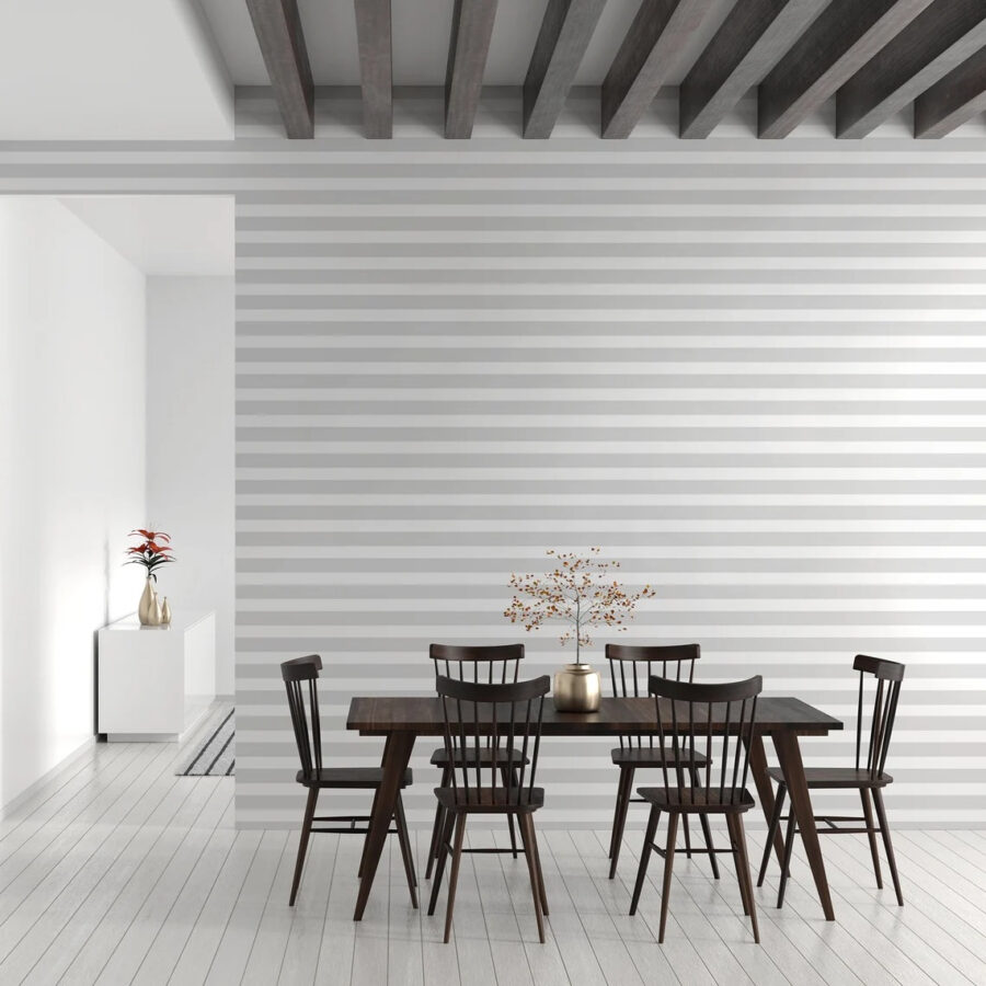 White and grey striped background