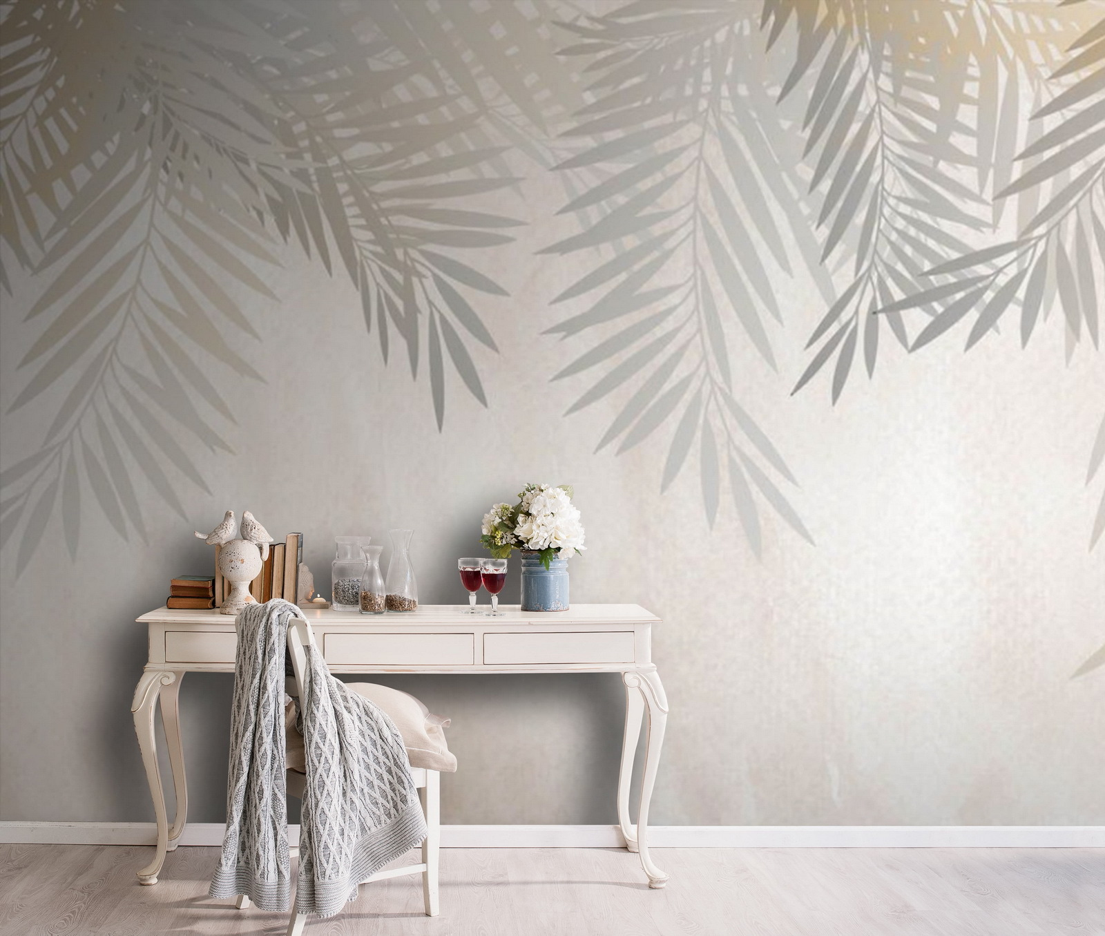 Delicate leaves on a soft background Delicate leaves on a soft background