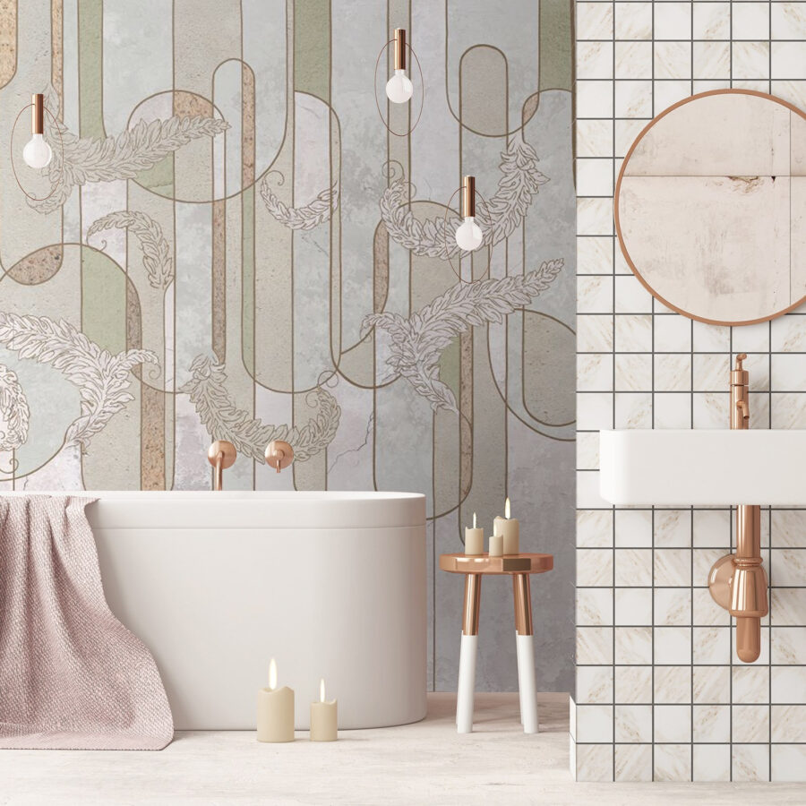 Wallpaper with a pattern
