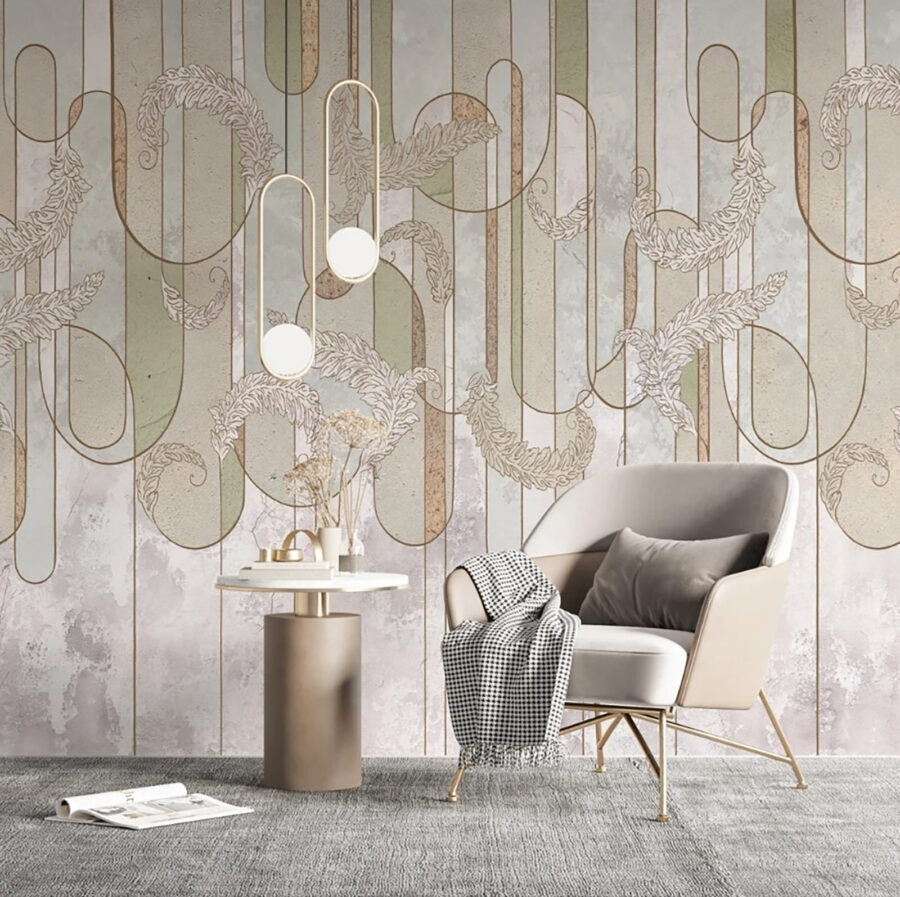 Wallpaper with a pattern