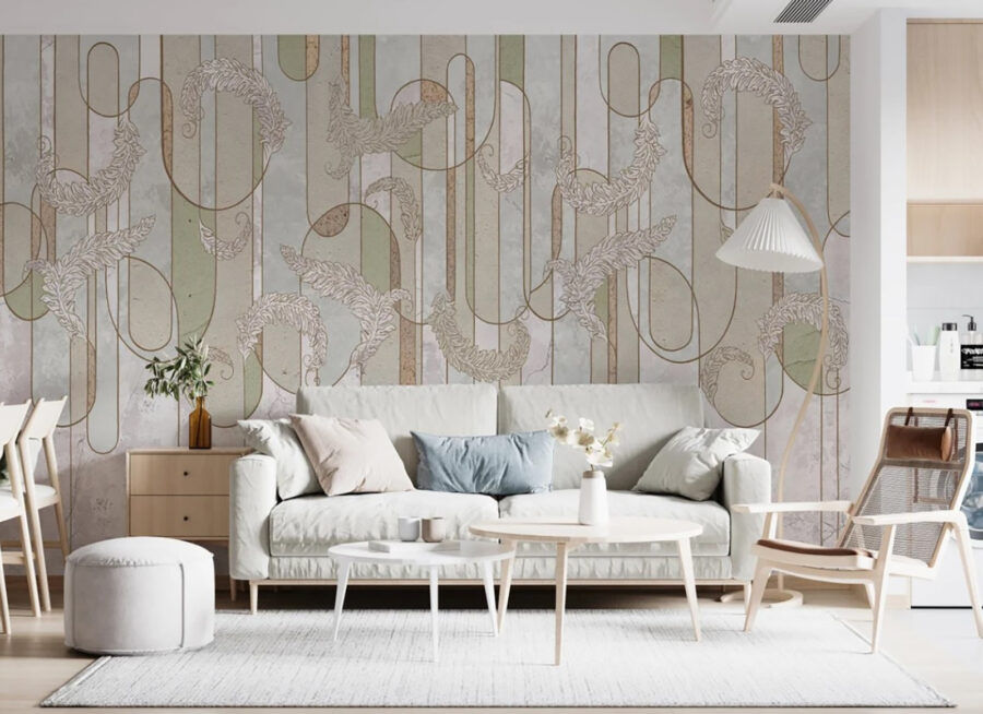 Wallpaper with a pattern