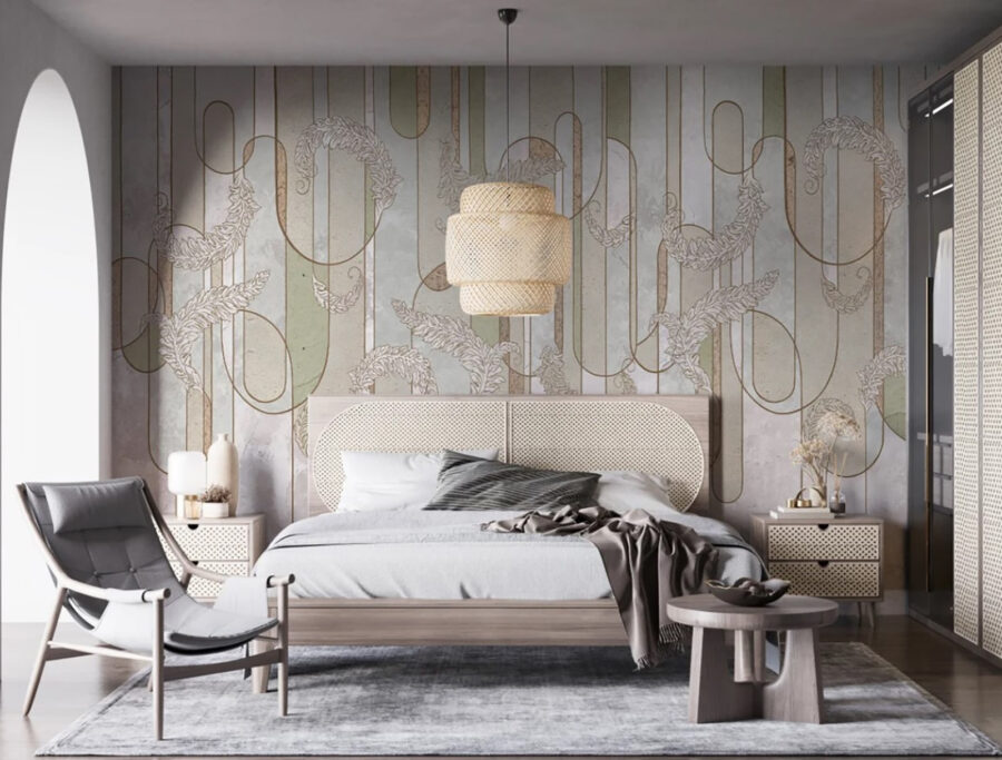 Wallpaper with a pattern