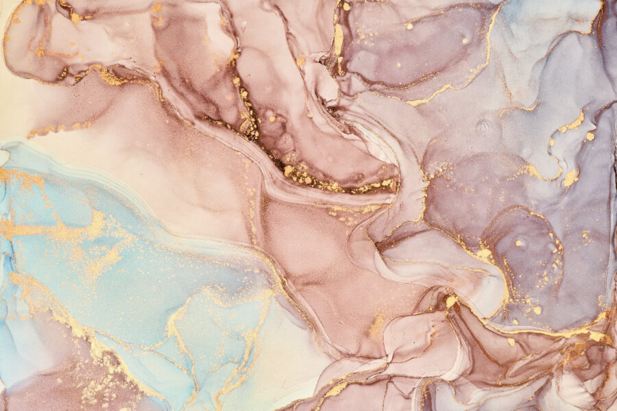 Abstract swirls in soft colors.