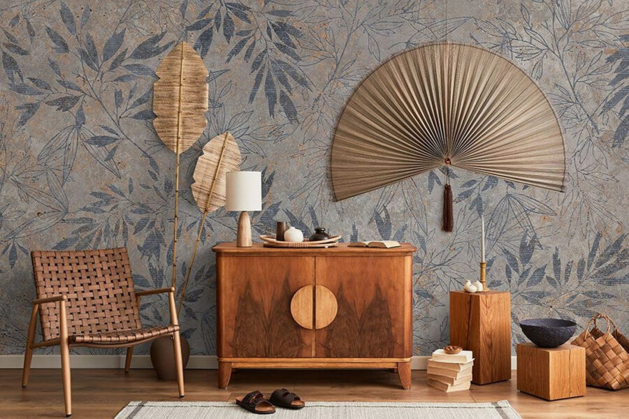 Natural patterns on textured surface.