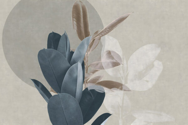 Elegant foliage against a muted backdrop Elegant foliage against a muted backdrop