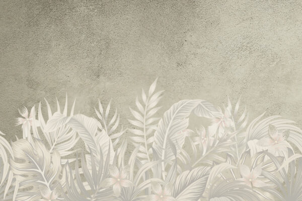 Soft leaves against muted backdrop. Soft leaves against muted backdrop.