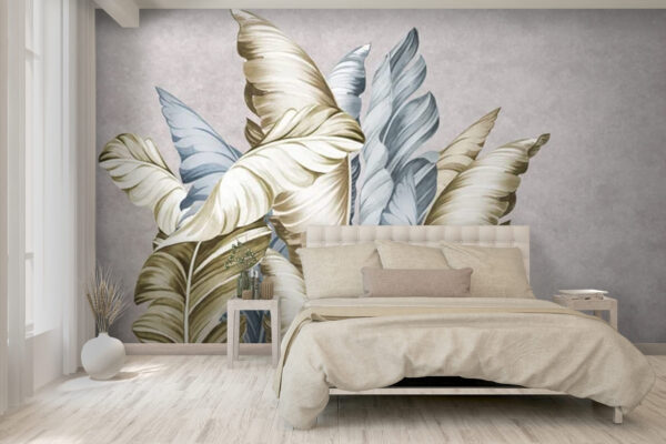 Elegant leaves in soft hues. Elegant leaves in soft hues.