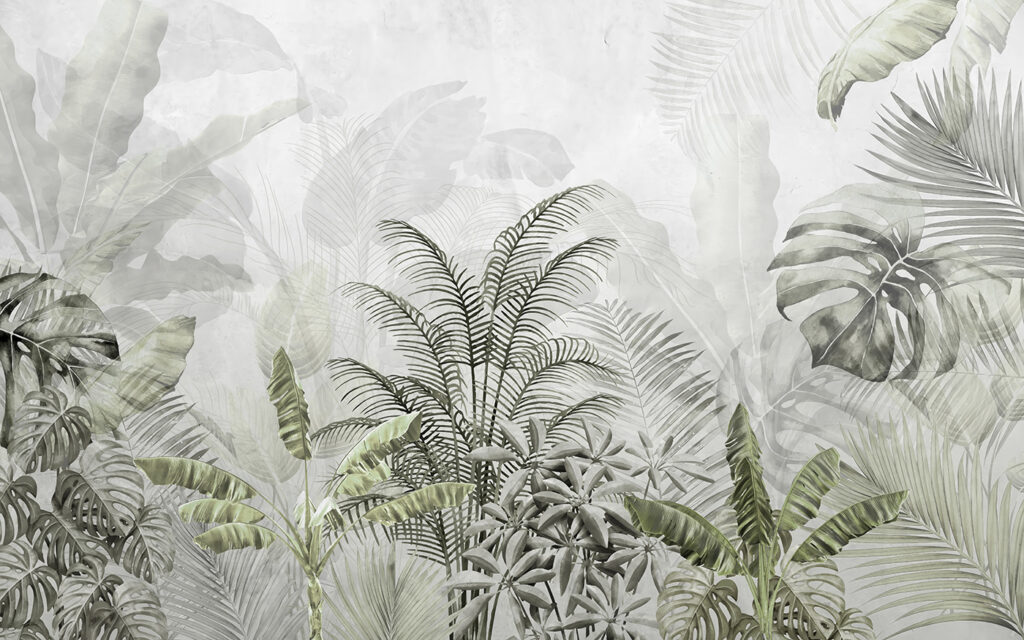 A wallpaper with plants A wallpaper with plants