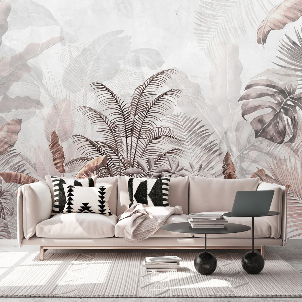 Elegant foliage in soft tones