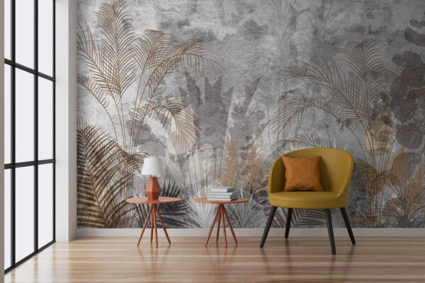 Elegant botanical patterns in shades. Elegant botanical patterns in shades.