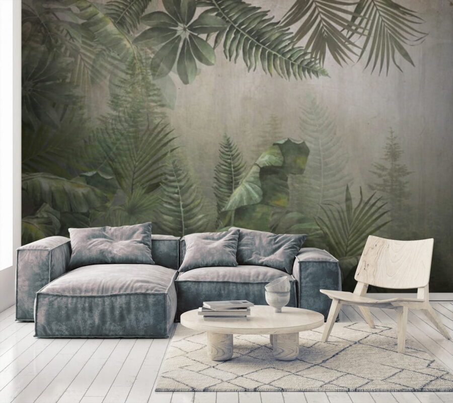 Painting of a forest