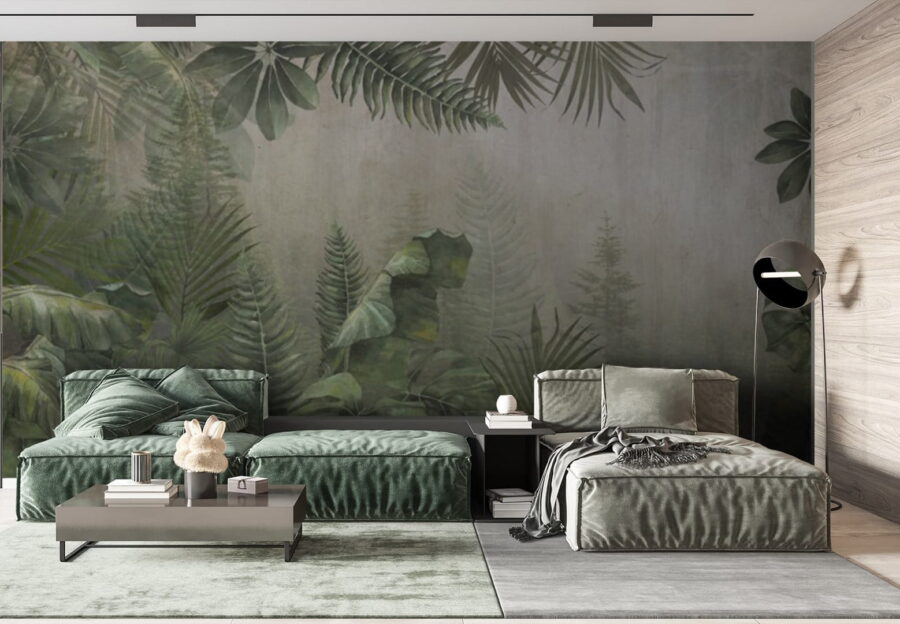 Painting of a forest