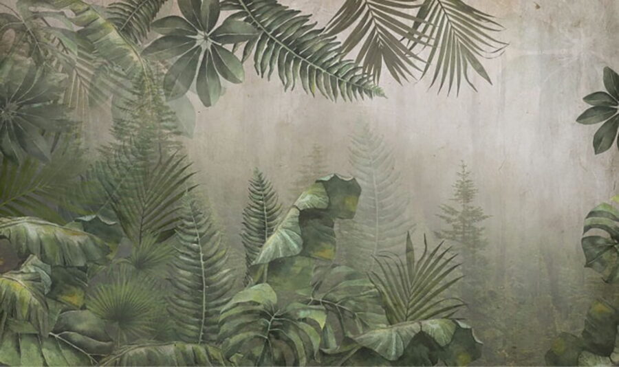 Painting of a forest