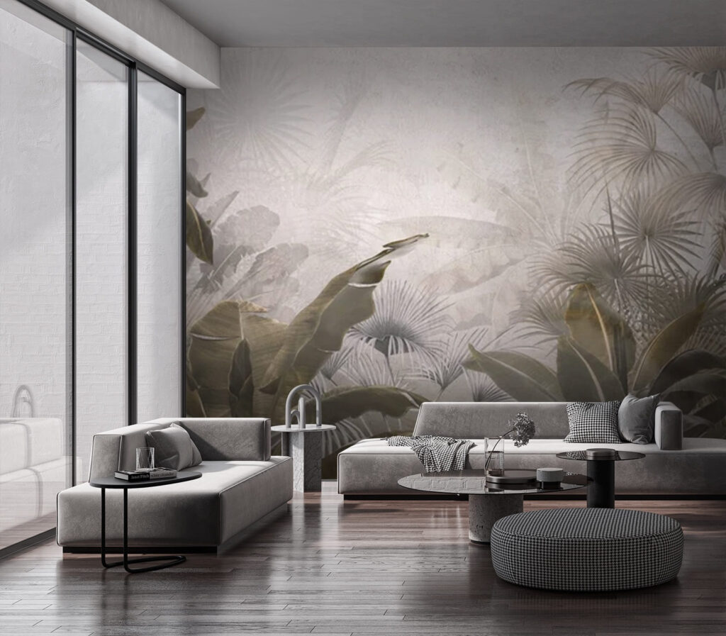Serene tropical foliage backdrop u71261pig1 1024x897 - Serene tropical foliage backdrop