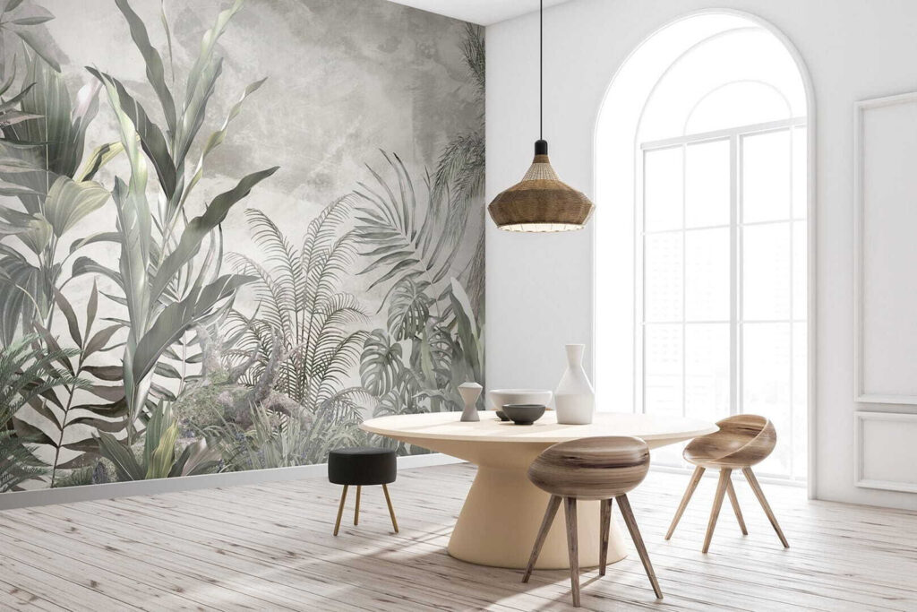 Group of plants in a garden Group of plants in a garden