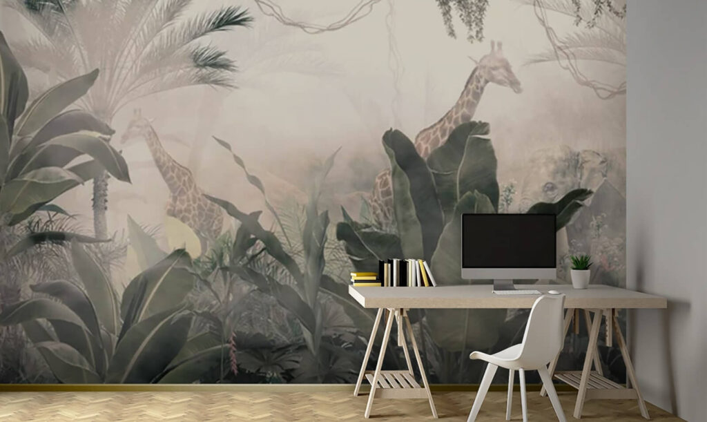 u71250pib1 1024x611 - Giraffes in a forest with trees and plants - tegory