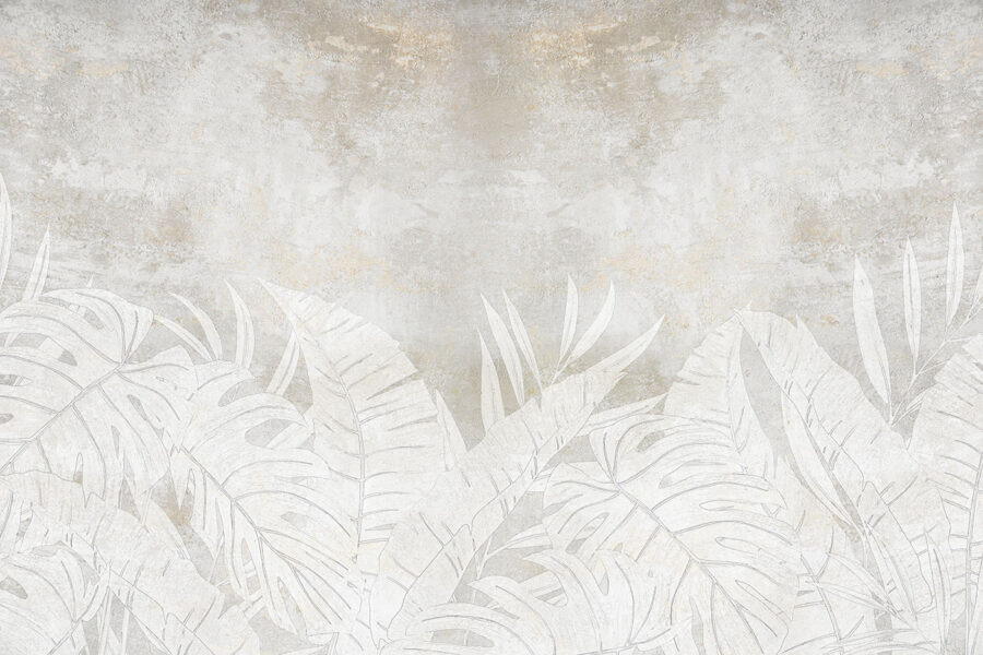 White background with leaves White background with leaves