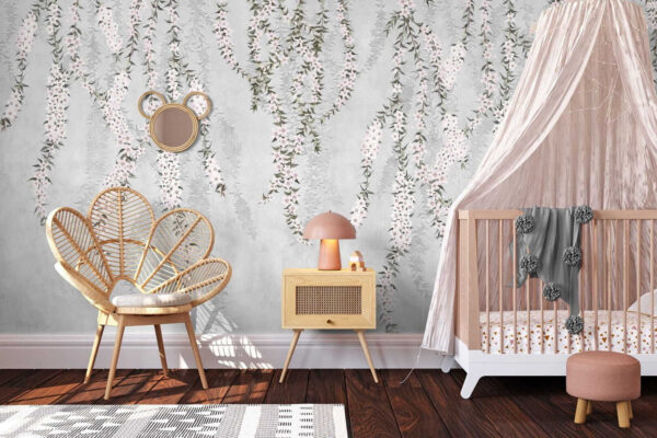 Wallpaper with flowers Wallpaper with flowers